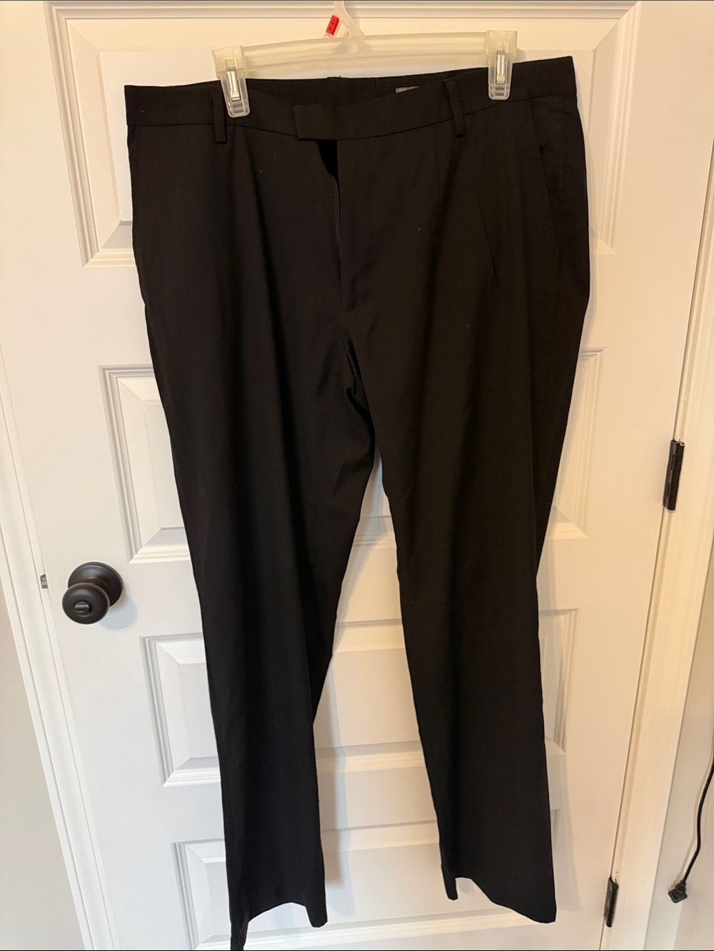 Men's Black Dress Trousers